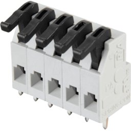 RIA CONNECT AST 025-05 - Pinza de fuerza elástica, 5 polos, diámetro 0,08 -