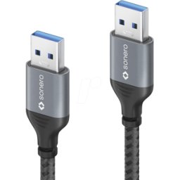 SONERO SON SPC-U050-005 - USB 3.0 cable, A plug, textile, 0.5 m