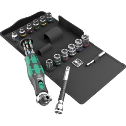 WERA 05004284001 - Juego de herramientas, Zyklop Pocket Set 3, 27 piezas