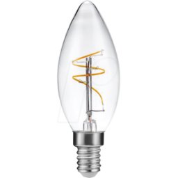 SCHIEFER LIGHTING SCHI LS149300022 - Lámpara LED E14, 3,2 W, 320 lm, 2200 K, filamento, regula