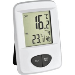 TFA DOSTMANN WS 30306102 - Termómetro inalámbrico, base