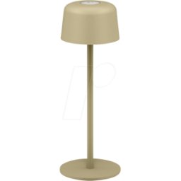 GOOBAY 77678 - Lámpara de mesa LED, 2 W, 150 lm, blanco cálido, regulable, Bate