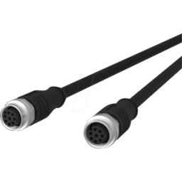 METZ CONNECT MC 142MHA22010 - Cable de sensor, M12, 8 polos, KU > KU, 1 m