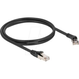 DELOCK 80637 - Cable de red RJ45 Cat.8.1 S/FTP macho 45° en ángulo recto a mach