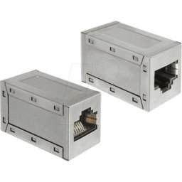 DELOCK 86088 - Adaptador de red RJ45 hembra/hembra Cat.5e