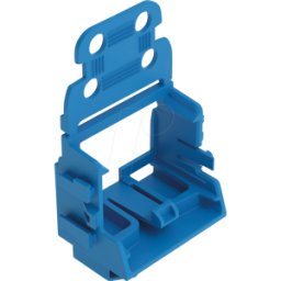 WAGO 221-539-0BL - Adaptador de montaje para carril de montaje, 10 hilos, azul