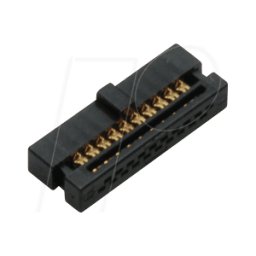 BKL 10120607 - Conector de poste de 2x5 pines, contactos dorados