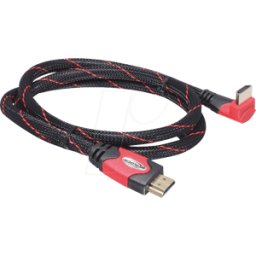 DELOCK 82688 - Cable HDMI de alta velocidad angulado hacia abajo 5 m