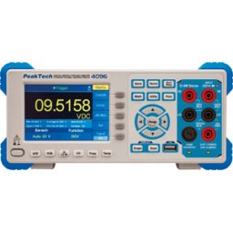 PEAKTECH 4096 - Multímetro de banco, digital, 200000 cuentas, USB, LAN