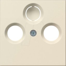 GIRA55 COAX CWG - Cubierta para antena coaxial socket crema blanco brillante
