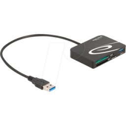 DELOCK 91756 - Lector de tarjetas para XQD / SD / Micro SD
