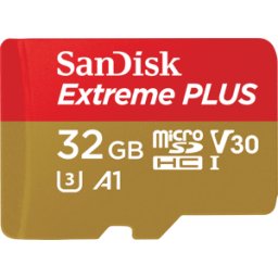 SDSQXBG032GGN6MA - Tarjeta de memoria microSDHC de 32 GB, SANDISK Extreme Plus