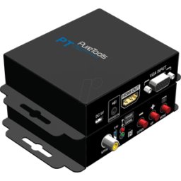 PURETOOLS PURE PT-SC-VGAHD - Convertidor 2K VGA a HDMI con escalador