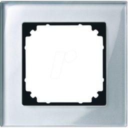 MERTEN EL MP 489160 - M-PLAN, bastidor de cristal auténtico, 1 vez, plata diamante