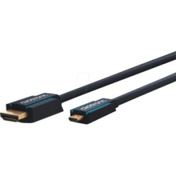 CLICKTRONIC CLICK 70330 - Cable adaptador micro HDMI de alta velocidad, 4K, 5m