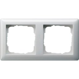 GIRA55 RA2 RWG - Montura blanco puro brillante, doble