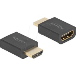 DELOCK 66460 - Adaptador HDMI macho < HDMI hembra, 8K 60 Hz