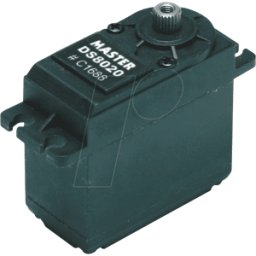 MASTER DS8020 MG - Servomotor estándar, 13 kg, digital, caja de engranajes m