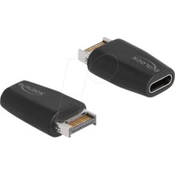 DELOCK 66059 - Adaptador USB 3.2 clave A macho a USB Type-C™ hembra negro