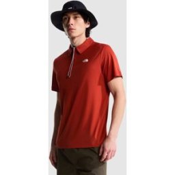 The North Face Polo para hombre Tanken . (XL) Rojo Teja