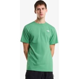 The North Face Camiseta recta para hombre Simple Dome Evolution . (M) Verde Agua