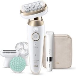 Braun Depiladora eléctrica 9-481 3D Silk·épil 9 Flex SkinSpa. Dorado