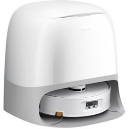 Roborock Robot aspirador QREVO CURV 2 FLOWX con rodillo y base multifunción potencia de succión 20000Pa batería 5200mAh. Blanco