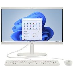 HP All-in-One 22-dg0032ns, Intel Core i3-N300, 8GB, 512GB SSD, 21,5", W11. Blanco