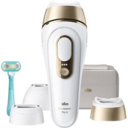 Braun Depiladora IPL PL5311 Luz Pulsada Silk·expert Pro 5. Dorado