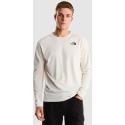 The North Face Camiseta de manga larga para hombre Shadow . (XXL) Blanco