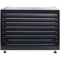 QVenti Carcasa para aire acondicionado 115 cm. Negro