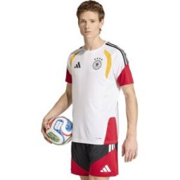 Adidas Camiseta de hombre Alemania Mundial 2026 Tiro Entreno . (L) Blanco