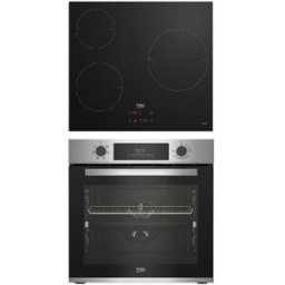 Beko Conjunto de horno + placa de inducción - BBSE12340XD. .. Inox