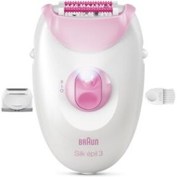 Braun Depiladora eléctrica 3-031 Silk·épil 3. Rosa