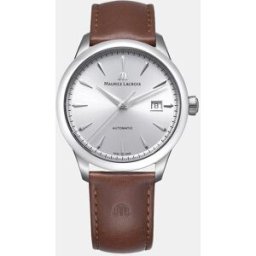 Maurice Lacroix Reloj de hombre Colección 1975 756008-SS001-130-3 de piel marrón. Marrón