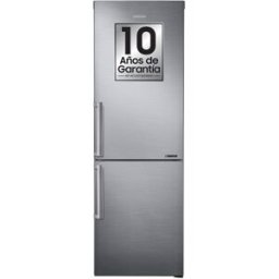 Samsung Frigorífico Combi con IA 185cm Balda Botellero 339L Clase E Inox RB33J3515S9-EF. Inox
