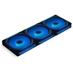 Lian-Li Ventilador UNI FAN SL120 Infinity RGB Reverse Blade PWM Negro 120mm (Pack 3)