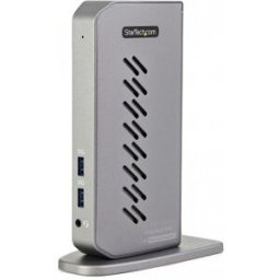 StarTech.com Dock USB-C o USB-A - Docking Station Universal Híbrido USB 3.0 para Ordenador Portátil