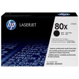 HP 80x - Cartucho de tóner - gran capacidad - 1 x negro - 6.900 páginas - para LaserJet Pro 400 M401