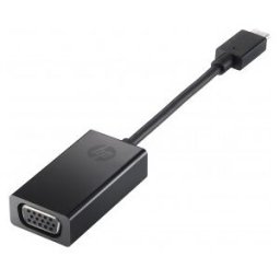 HP USB Type-C - D-Sub - Adaptador de vídeo externo - USB Type-C - D-Sub - negro - para Chromebook 13