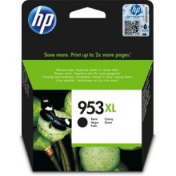 HP Cartucho de tinta Original 953XL de alto rendimiento negr Original Negro Para OfficeJet Pro 77