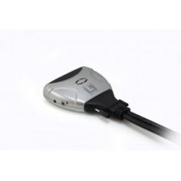 LevelOne CONMUTADOR AUTOMATICO V/T/M 1a2 CPUs DVII USB CON AUDIO CABLES INCLUIDOS KVM-0260