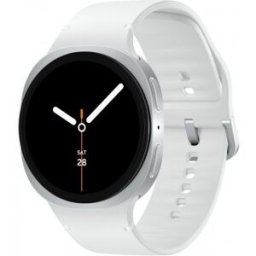 Samsung Galaxy Watch8 LTE 44MM Aluminio Plata con correa color - Blanco