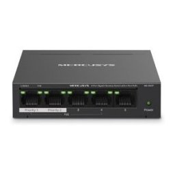 Mercusys MS105GP switch Gigabit Ethernet (10/100/1000) Energía sobre Ethernet (PoE) Negro