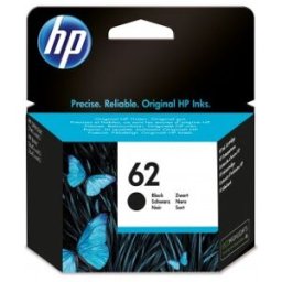 HP Cartucho de tinta original 62 negro, , Negro, ENVY 5640 e-AiO, ENVY 7640 e-AiO, Officejet 5740