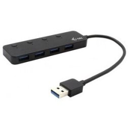i-tec USB 3.0 Metal HUB 4 Port with individual On/Off Switches