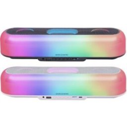 Barra de Sonido con Bluetooth Mars Gaming MSB-ORB - 20W - 2.0 - Blanca