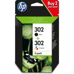 HP COMBO 302 NEGRO TRICOLOR