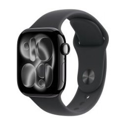 Apple Watch Series 11 (GPS + Cellular) - Caja de aluminio en negro azabache de 42 mm - Correa deport