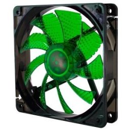 Nox VENTILADOR CAJA COOL FAN. 12cm. 19 dba. VERDE (NXCFAN120LG) -